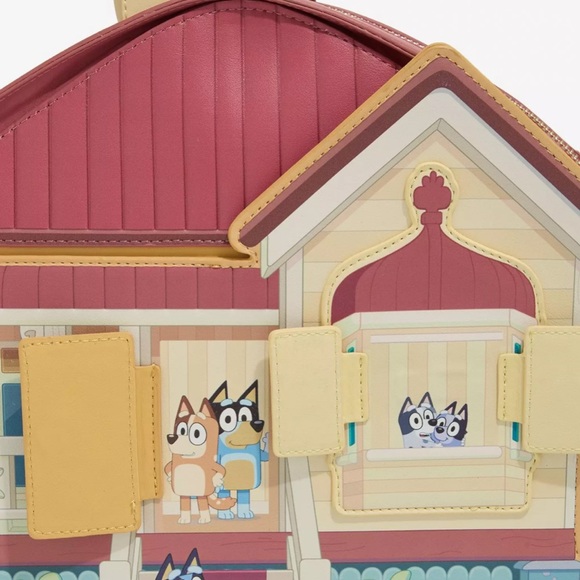 Bioworld Bluey Heeler House Figural Mini Backpack - BoxLunch Exclusive - Picture 5 of 14